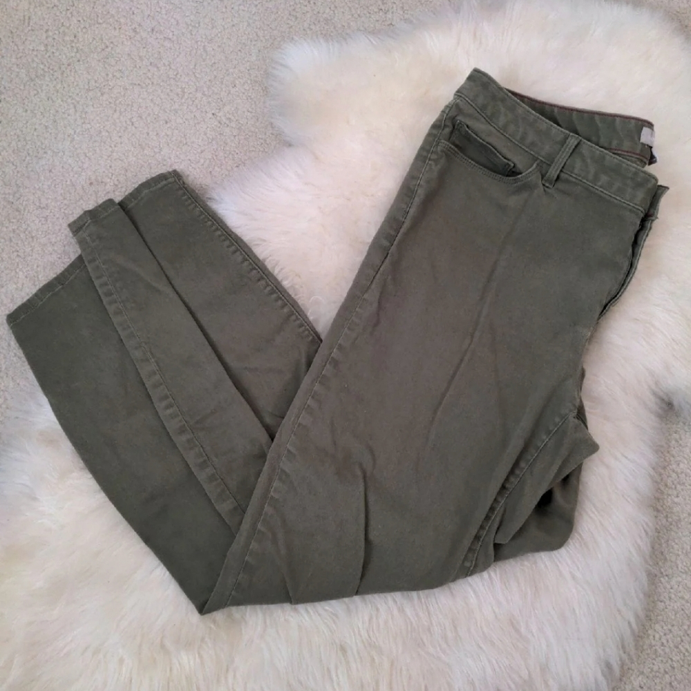 Banana Republic Green Skinny Jeans